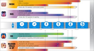 Postnatal Innate Immune Development: From Birth to Adulthood